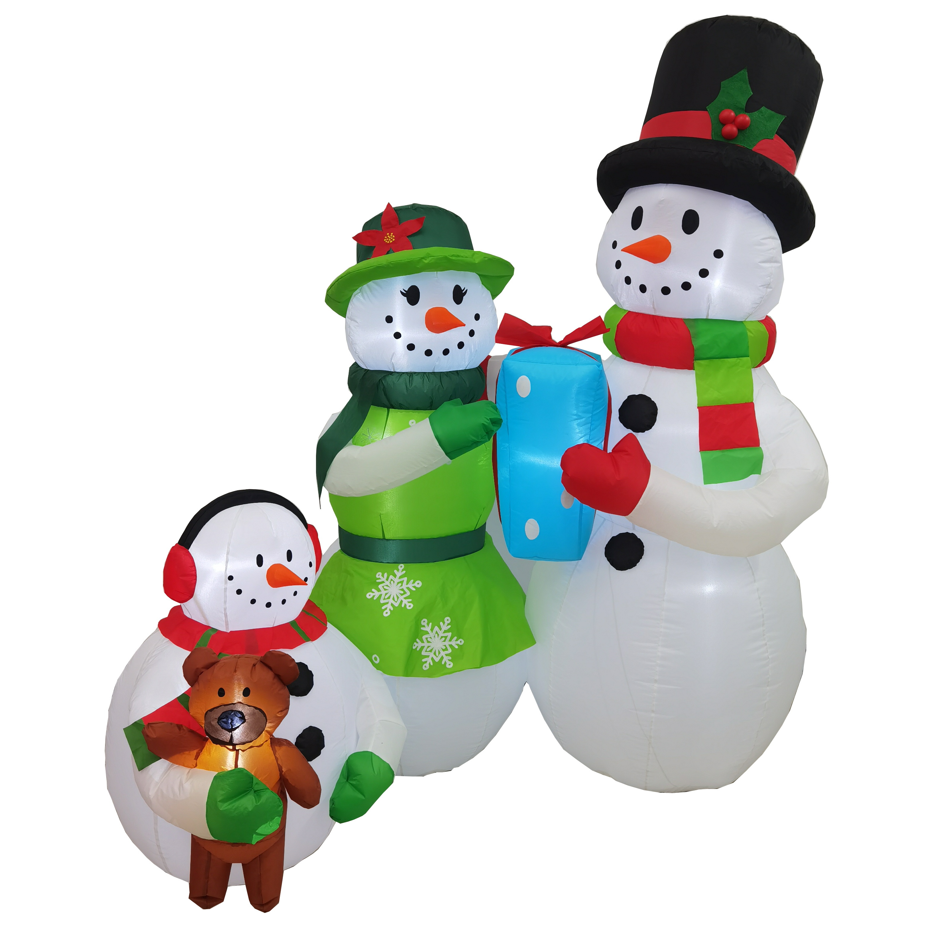 China 6FT Length Inflatable Snowman Family Manufacturer and Supplier ...